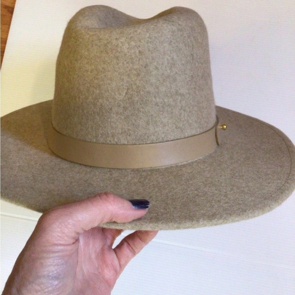 New! Sale Lack of color brown oatmeal fedora main image 4